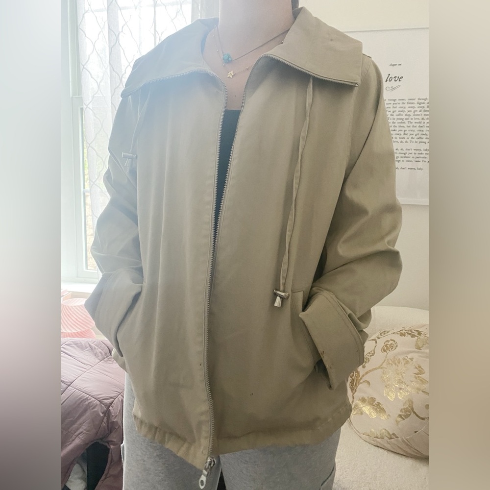 christopher and banks small cream jacket